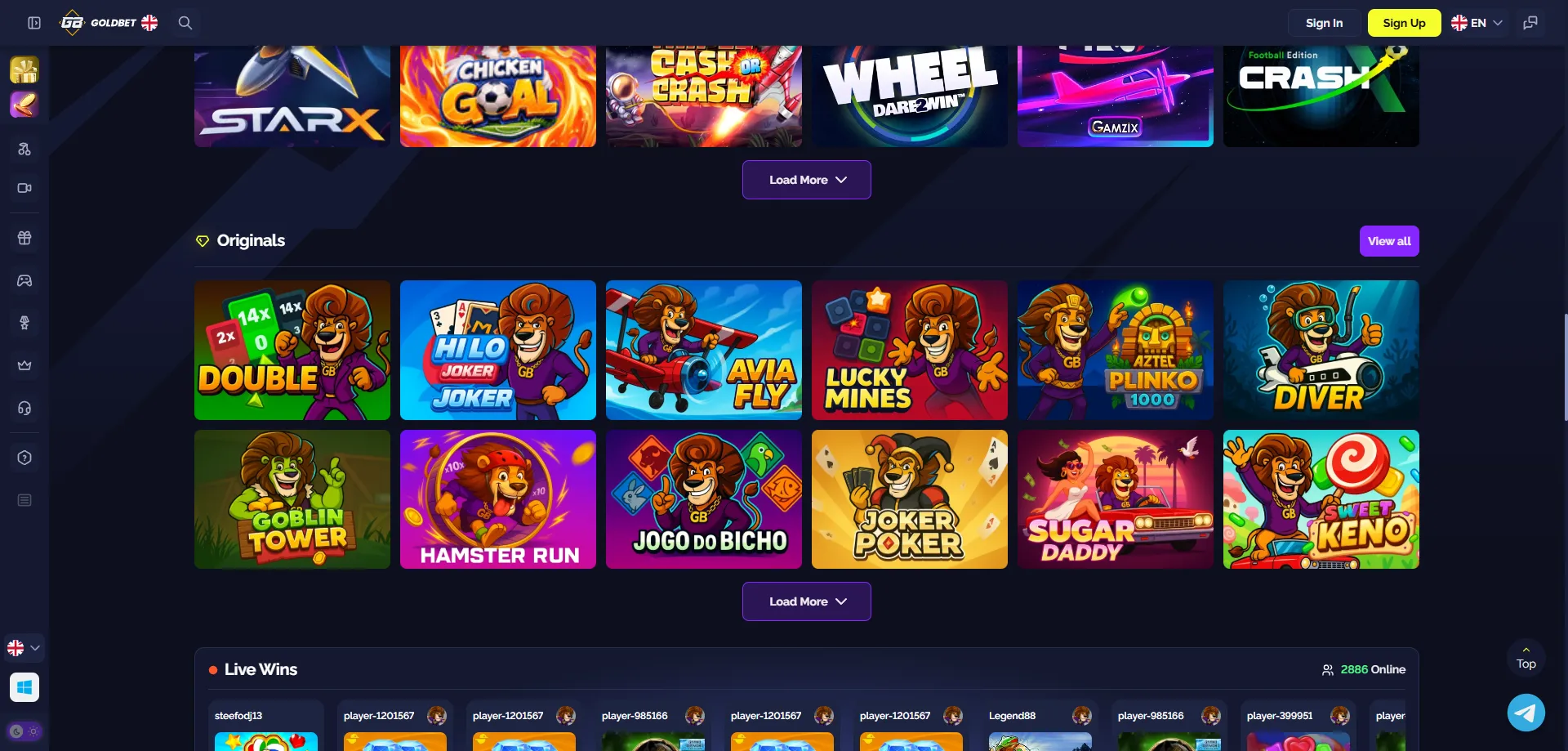 Best online slot machines at Goldbet Casino India 2026